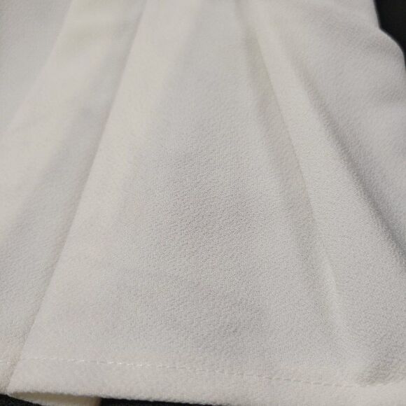 BLACK White Peplum Dress - Picture 6 of 9